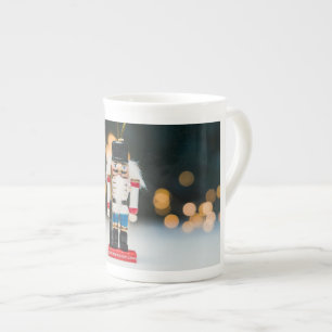 Christmas SlipperyJoe nutcracker figurine ornament Bone China Mug