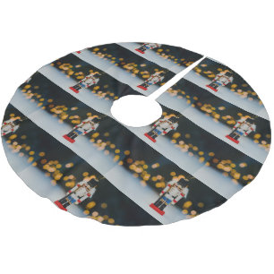 Christmas SlipperyJoe nutcracker figurine ornament Brushed Polyester Tree Skirt