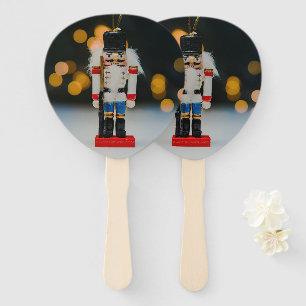Christmas SlipperyJoe nutcracker figurine ornament Hand Fan