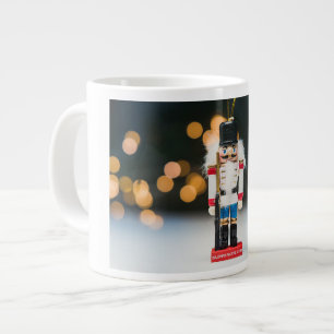 Christmas SlipperyJoe nutcracker figurine ornament Large Coffee Mug