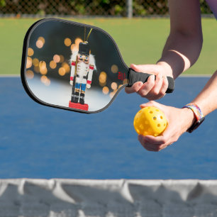 Christmas SlipperyJoe nutcracker figurine ornament Pickleball Paddle