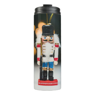 Christmas SlipperyJoe nutcracker figurine ornament Thermal Tumbler