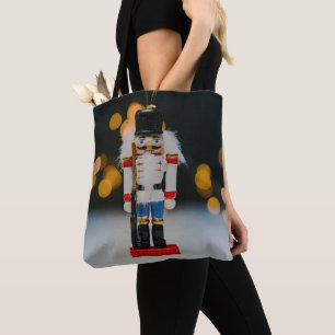 Christmas SlipperyJoe nutcracker figurine ornament Tote Bag