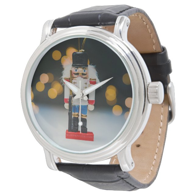Christmas SlipperyJoe nutcracker figurine ornament Watch (Angled)