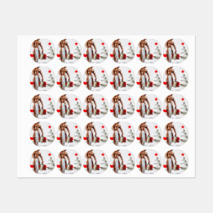 Christmas SlipperyJoe presents sexy red star holid