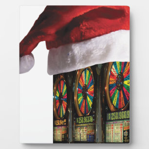 Christmas Slot Machine Plaque