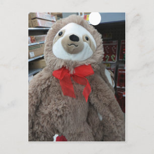 Christmas Sloth Postcard
