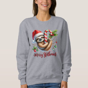 Christmas Sloth Sweatshirt, Holiday Slothmas Sweatshirt