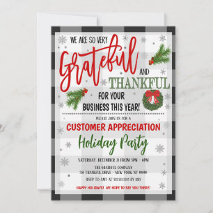 Christmas Small Business Appreciation Party Invite