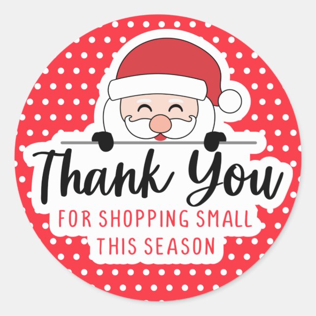 Christmas Small Business Sticker (Front)