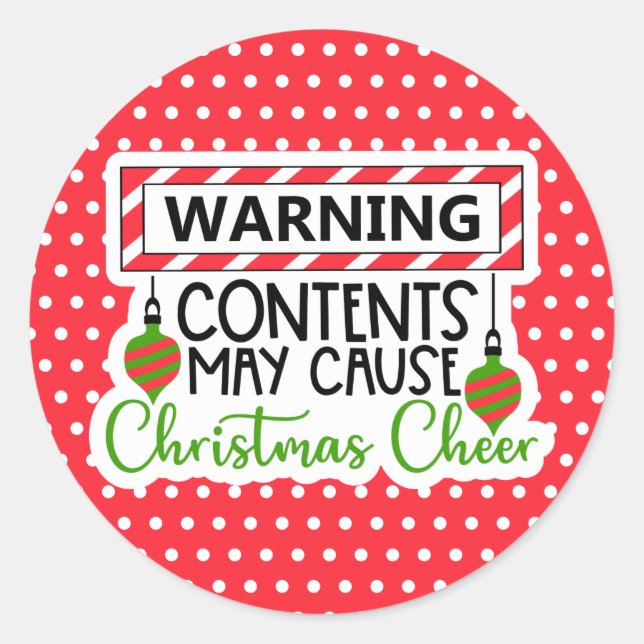 Christmas Small Business Sticker (Front)