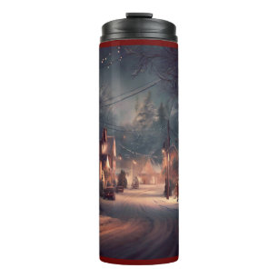 Christmas Small Town 3 Thermal Tumbler