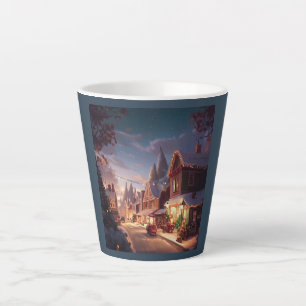 Christmas Small Town 5 Latte Mug