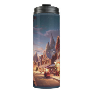 Christmas Small Town 5 Thermal Tumbler