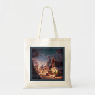 Christmas Small Town 5 Tote Bag