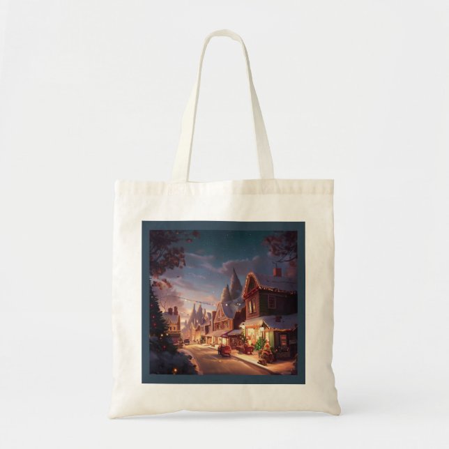 Christmas Small Town 5 Tote Bag (Front)