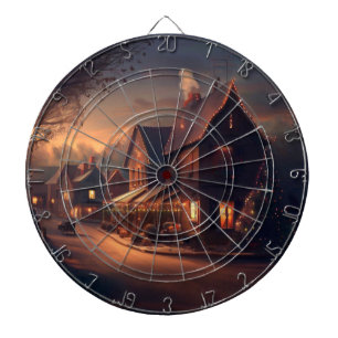Christmas Small Town (6) Dartboard