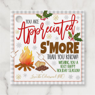 Christmas S'mores Gift Tag