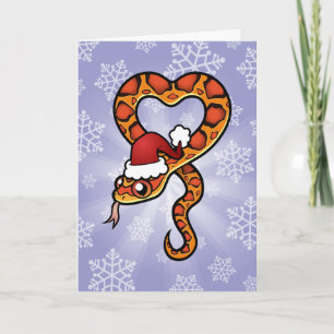 Christmas Snake Holiday Card