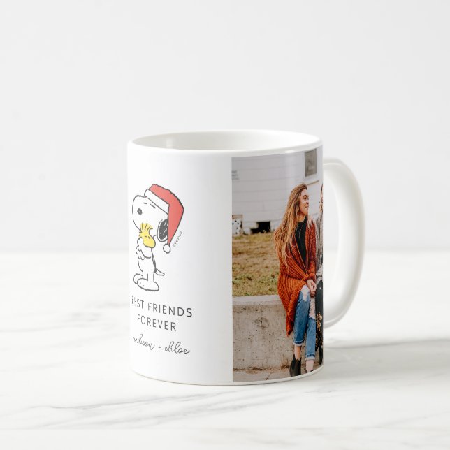 Christmas Snoopy & Woodstock | Best Friends Coffee Mug (Front Right)