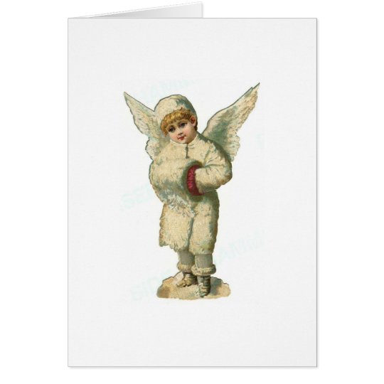 Christmas Snow Angel Card