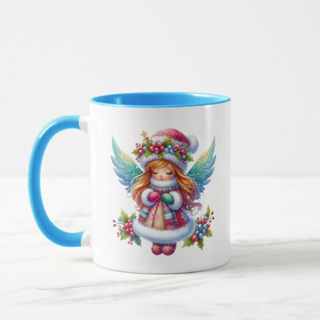 Christmas Snow Angel Mug (Left)