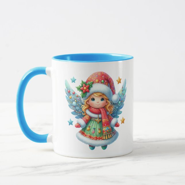 Christmas Snow Angel Mug (Left)