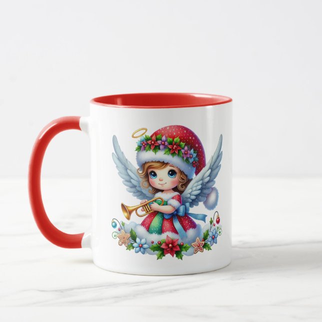Christmas Snow Angel Mug (Left)