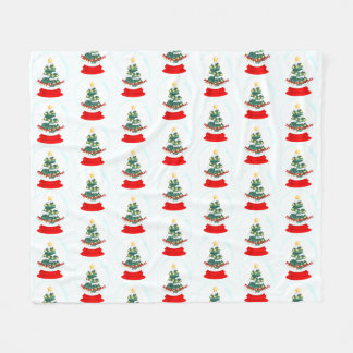 Christmas Snow Ball Fleece Blanket
