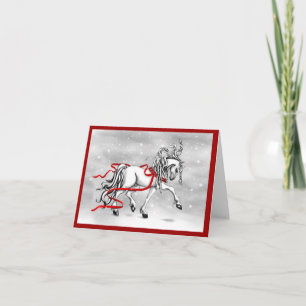 Christmas Snow Bells Holiday Card