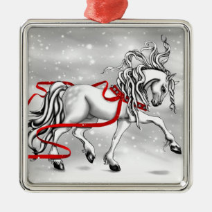 Christmas Snow Bells Metal Tree Decoration