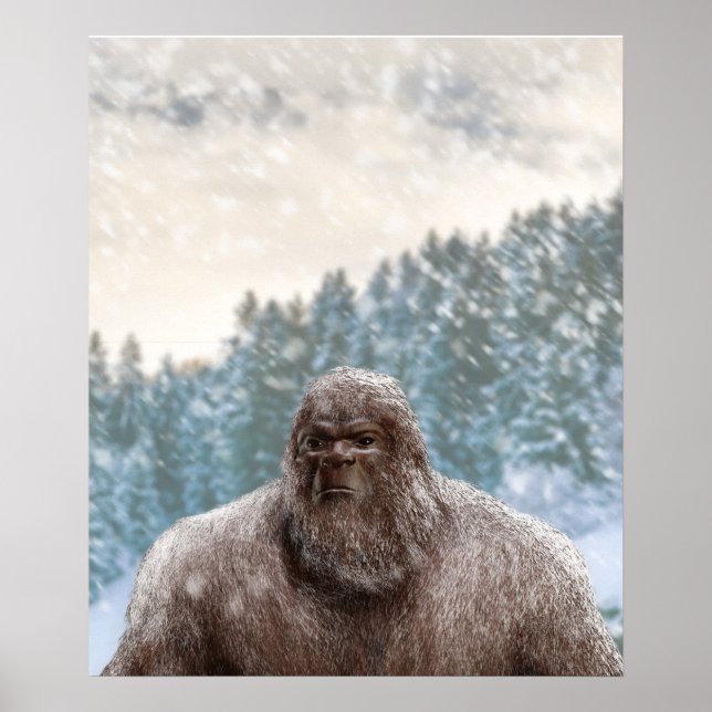 CHRISTMAS SNOW BIGFOOT SASQUATCH III POSTER (Front)