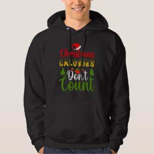 Christmas Snow Cookies Mistletoe  Snowman Present Hoodie