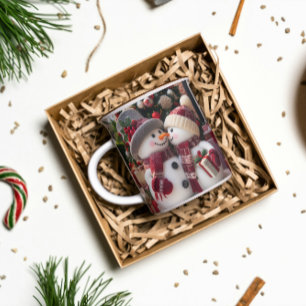 Christmas Snow Couple Coffee Mug