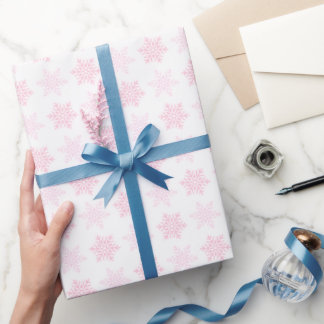 christmas snow Cute Elegant holiday Wrapping Paper