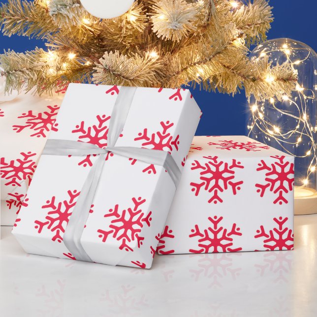 Christmas Snow Flakes  Wrapping Paper (Holidays)