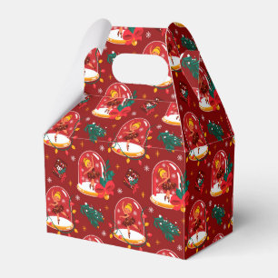 Christmas Snow Globe Ballerina Favour Box