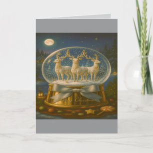 Christmas Snow Globe Card