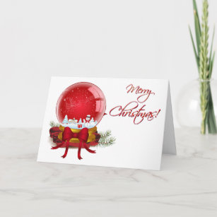 Snow Globe Cards | Zazzle AU