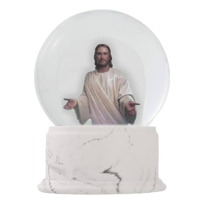 Christmas Snow Globe, Jesus Christ Snow Globe