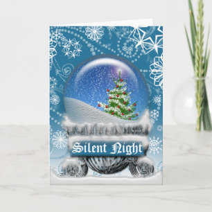 Christmas Snow Globe Winter Scenic Photo Template