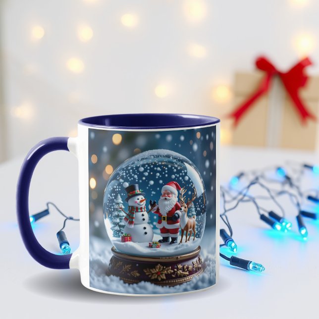 Christmas Snow Globes Personalised Mug (Creator Uploaded)