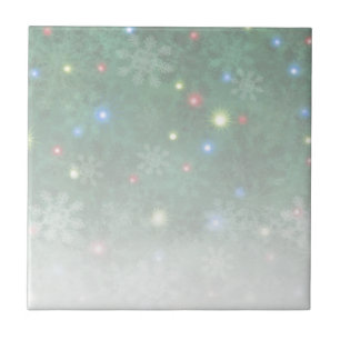 Christmas Snow Lights II Tile