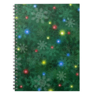 Christmas Snow Lights Notebook