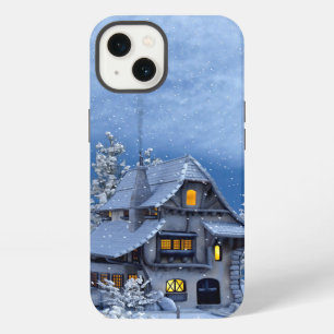 Christmas Snow on Gingerbread House iPhone 13 Case