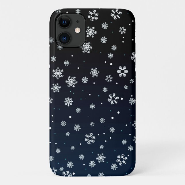 Christmas :  Snow Pattern Case-Mate iPhone Case (Back)