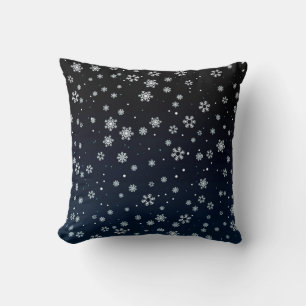 Christmas : Snow Pattern Cushion