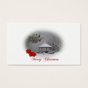 Christmas Snow Scene-Gift Tag