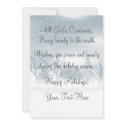 Christmas Snow Scene Holiday Name Personalise