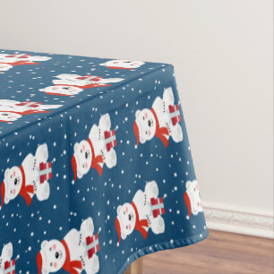 Christmas Snowbear Tablecloth